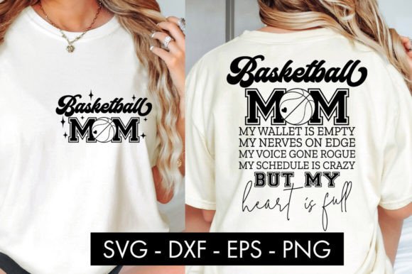 Basketball Mom My Wallet Is Empty SVG: A Versatile Graphic for Crafts and Branding