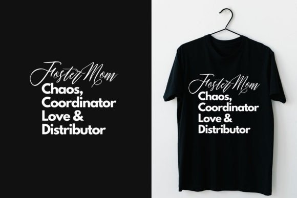 Foster Mom Love Beyond Words Tee SVG for Crafts and Graphics