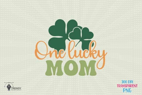 Lucky Mom-Retro St Patrick’s Day SVG: A Design Asset for Creative Crafts and Branding