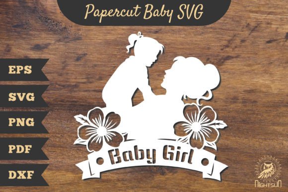 Mom and Baby Girl Papercut SVG 2 Review: A Versatile Graphic for Crafts and Digital Sellers