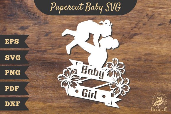 Mom and Baby Girl Papercut SVG 4 Review: A Versatile Design for Real Projects