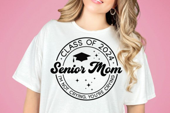 Senior Mom Class of 2024 Svg Png Mama Graphics and Crafts